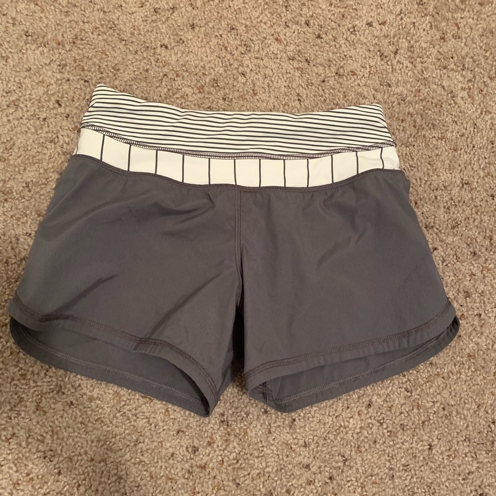 Lululemon Gray Running Shorts